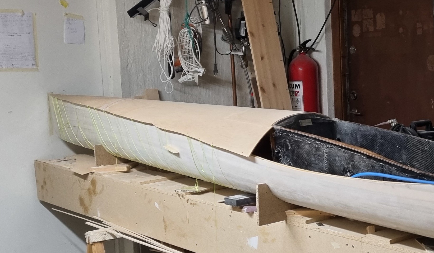 Fördäck i böjplywood